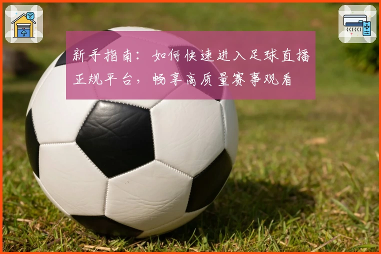 新手指南：如何快速进入足球直播正规平台，畅享高质量赛事观看